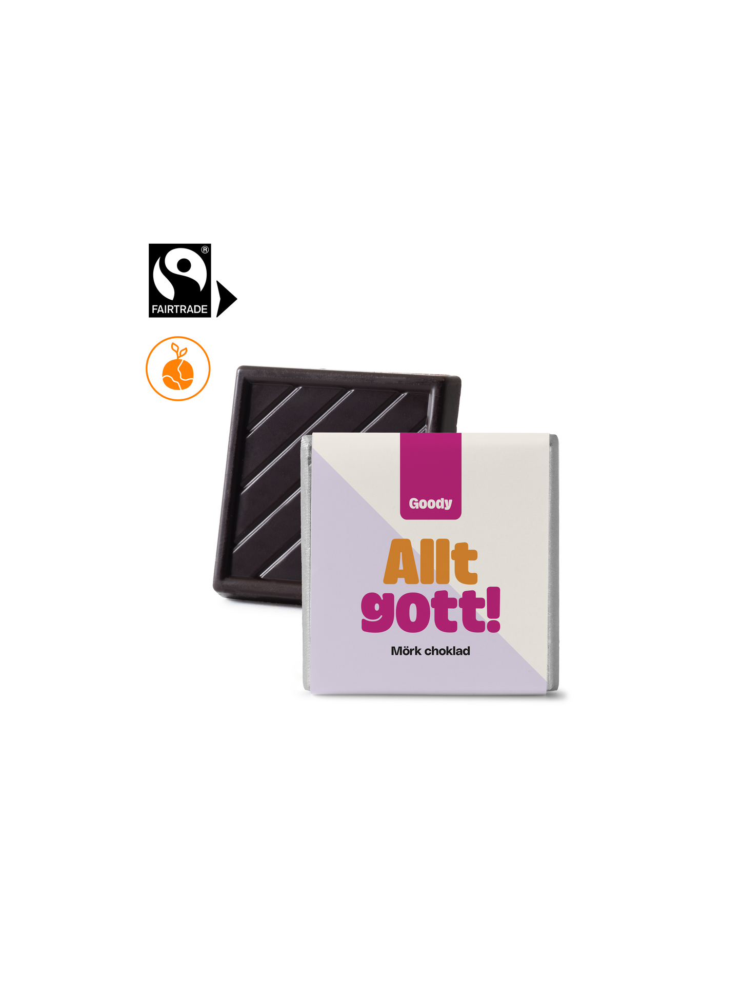 Chokladkvadrater 5g Eko & Fairtrade Quick