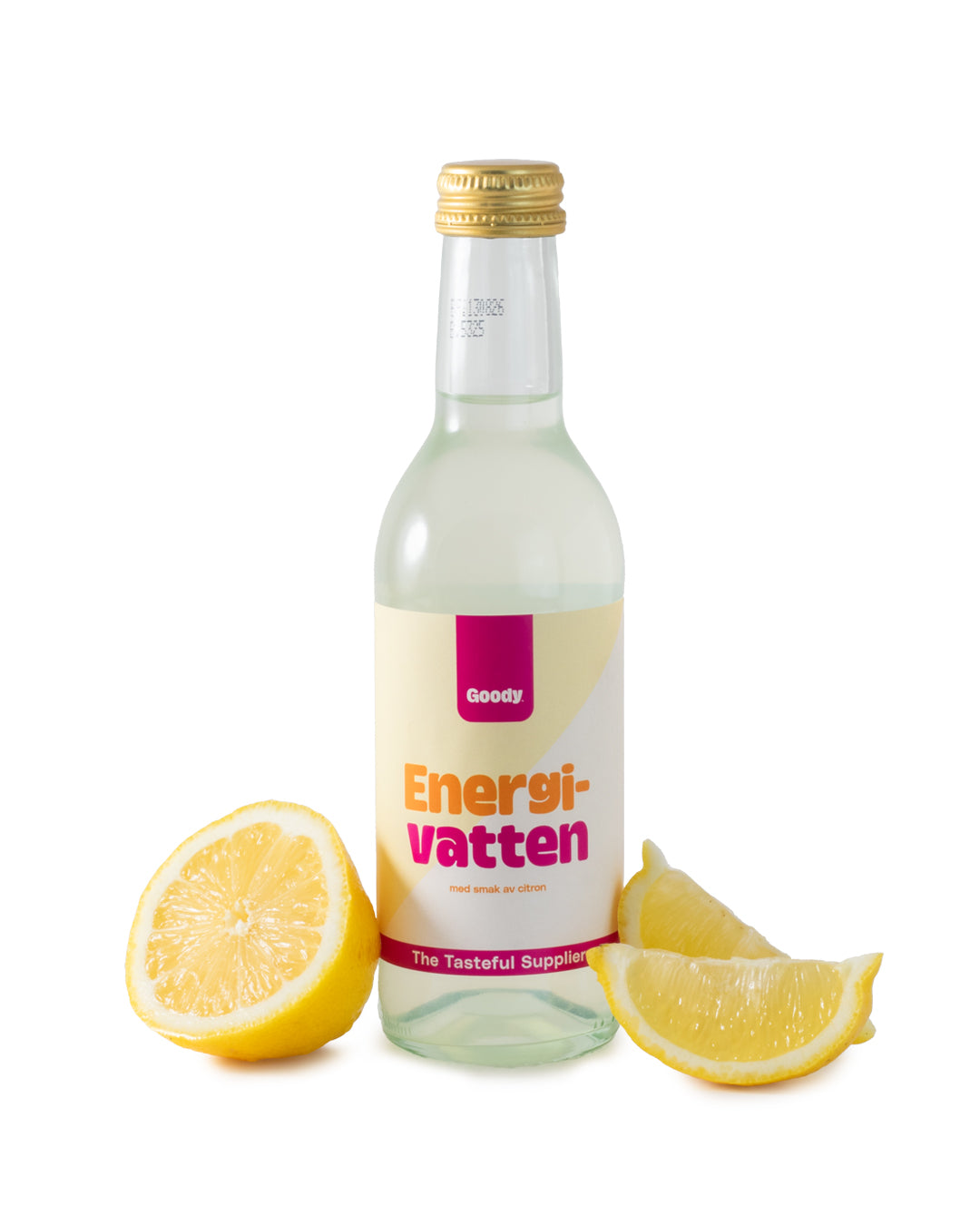 Energivann med smak av sitron