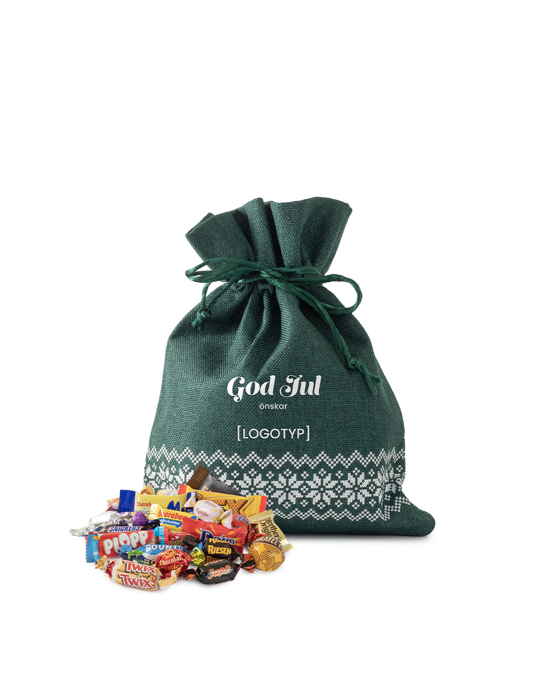 Julesekk Grønn Mellom
