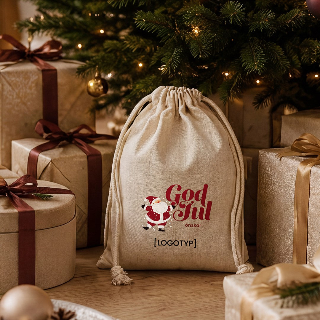 Julesekk i lin 3 kg