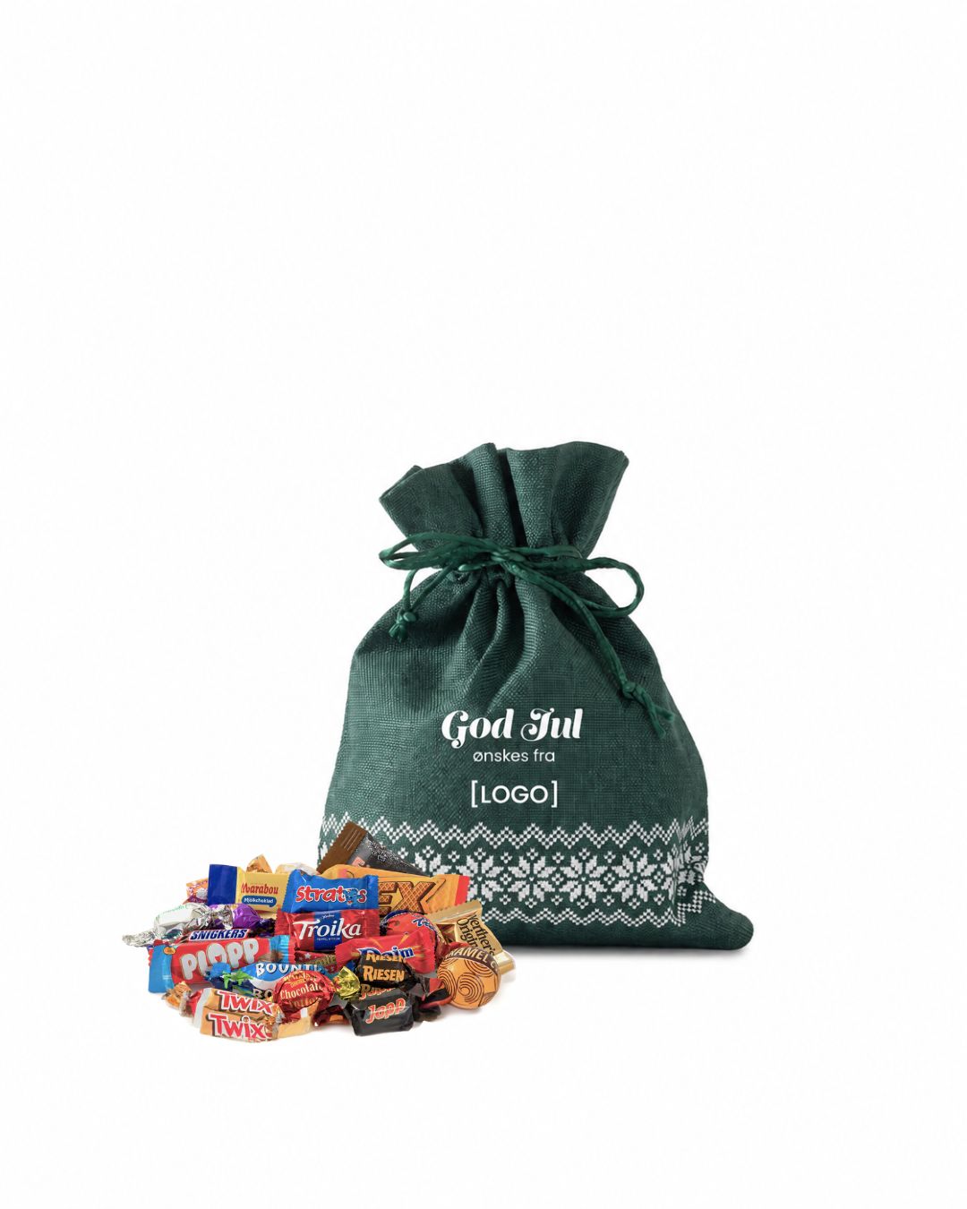 Julesekk Grønn 500 g