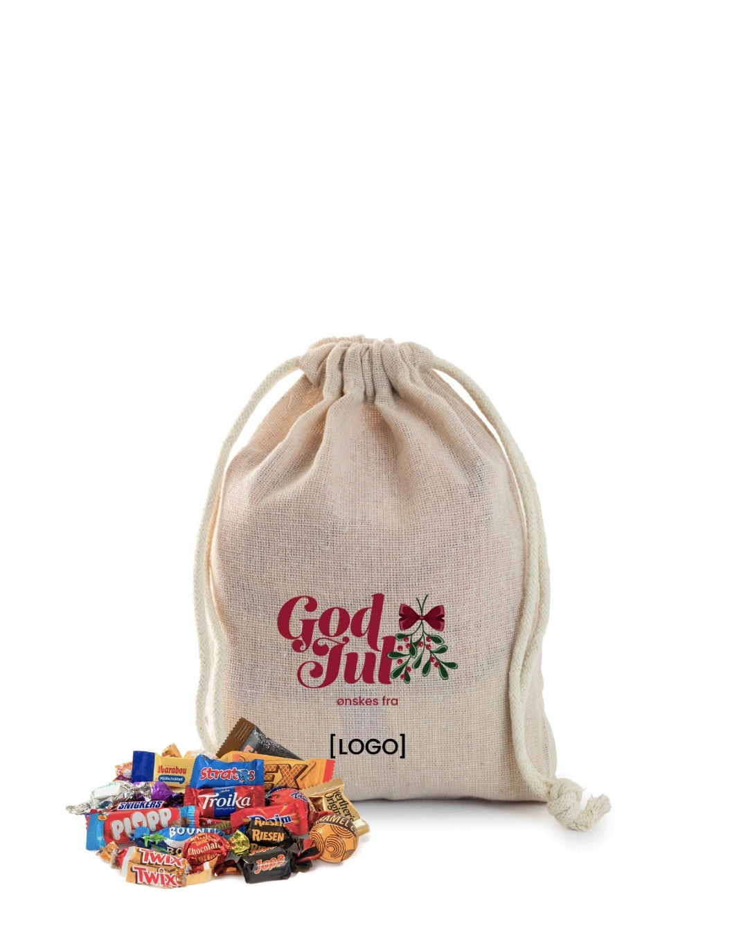 Julesekk i lin 500 g