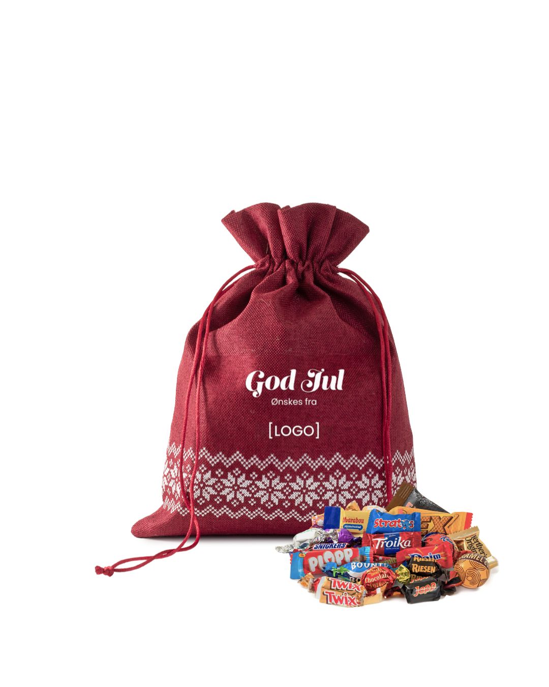 Julesekk Rød 900 g