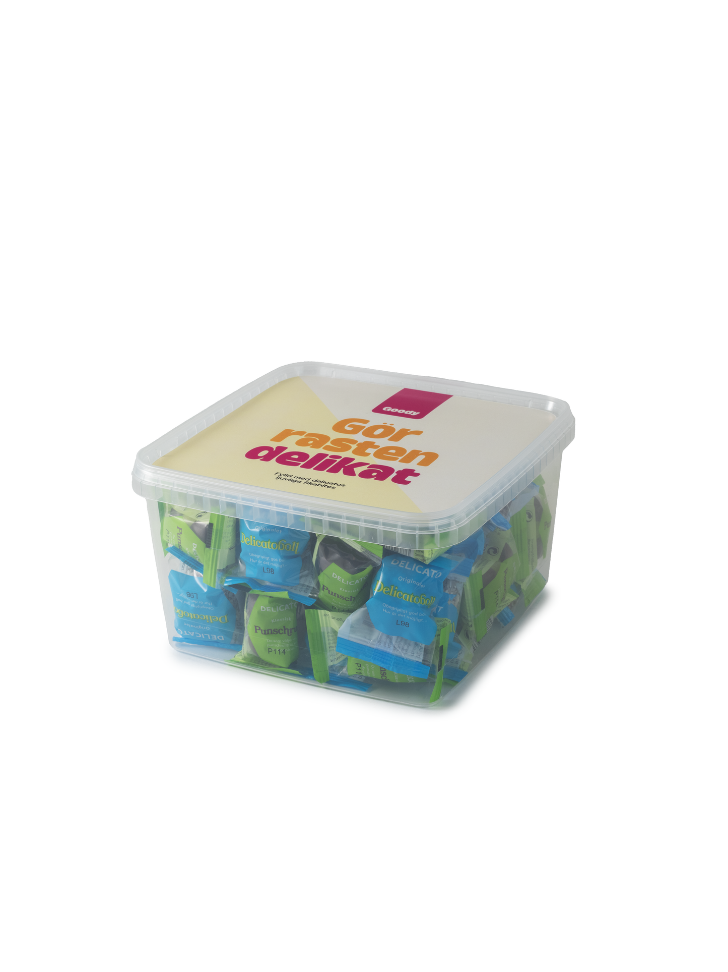 Fikaburk Delicatobitar med dekal