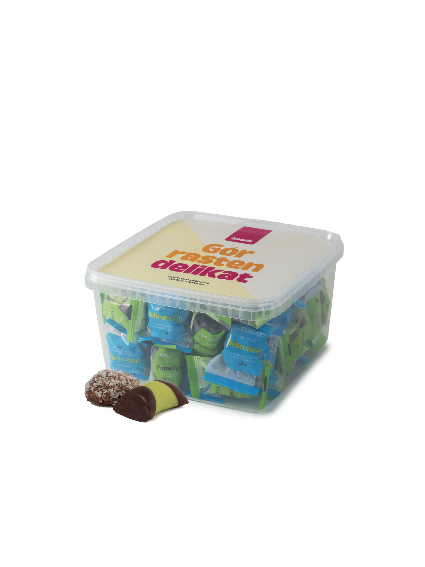 Fikaburk Delicatobitar med dekal